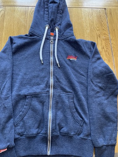 Superdry orange label hoodie - orange,