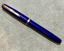 Little used 1949 MENTMORE Diploma Royal Blue English Fountain Pen