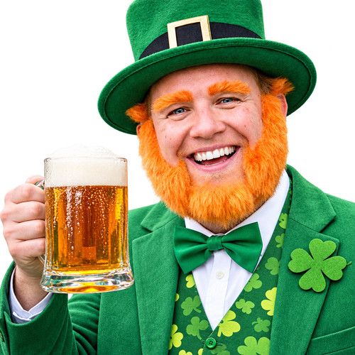 Irish leprechaun beard - irish, &