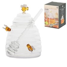 Glass Honey Jar with Lid and