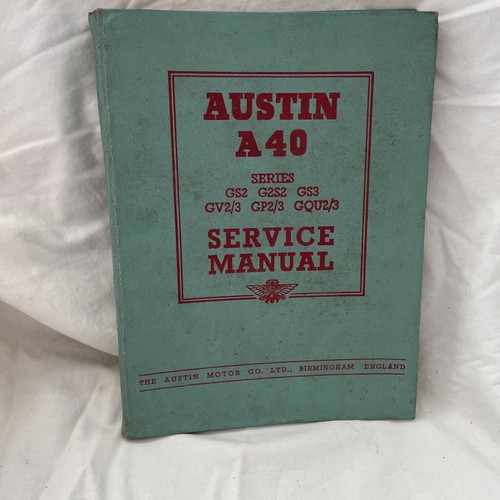 Austin a40 series - a40, gs2