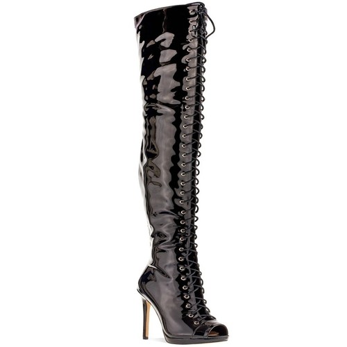 Bnib black peep toe lace - bnib,