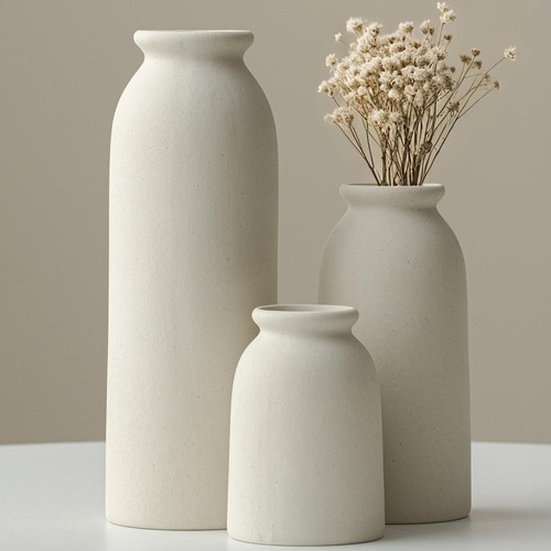 Small ceramic vases set - set, 3