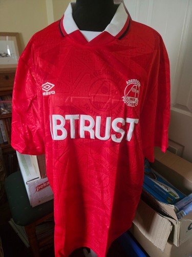Aberdeen home shirt 1992 - aberdeen,