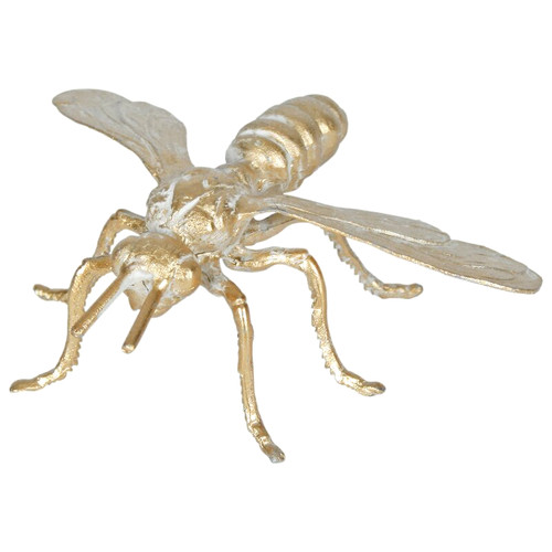 Large metal gold queen bee - large,