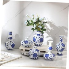  6 Pcs Blue and White