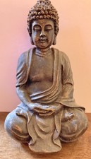 Sitting buddha resin 13cm - sitting,