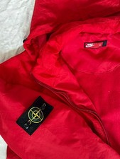 Stone Island x Nike Red Hooded