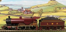 OO Hornby MIB SUPERB  R376 Midland Railway Maroon Compound loco No,1000 +SMOKE
