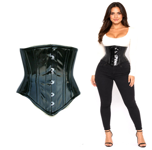 Women black pvc - black,