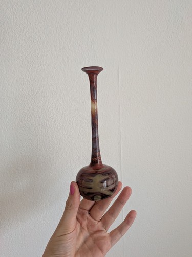 Art glass long neck bud - neck, vase