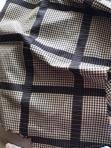 100 italian silk black beige - silk,