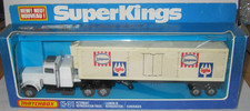 MATCHBOX SUPERKINGS K-31 PETERBILT TRUCK 'LANGNESE / IGLO' V RARE BLACK BASE'