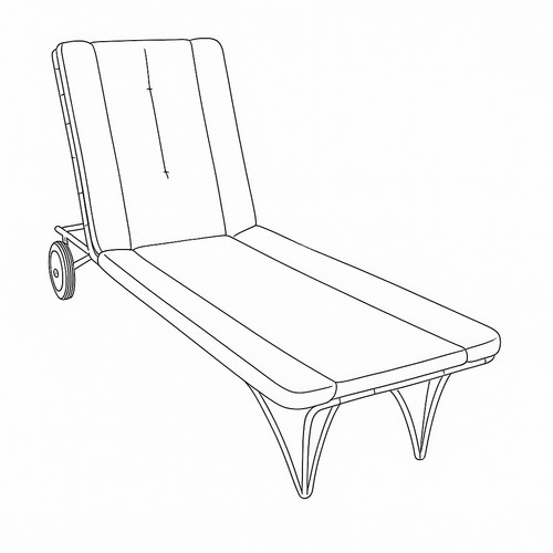 Homecrest model 135 - #135, chaise