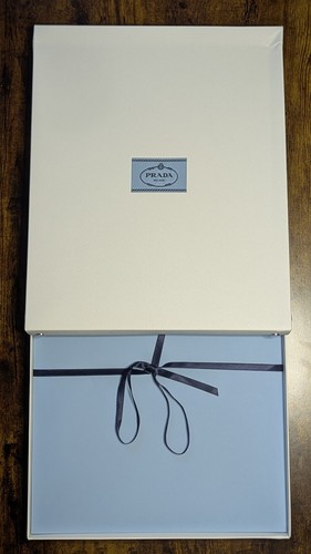 Prada milano empty white flat - prada,
