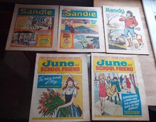 5 x vintage girls comics June