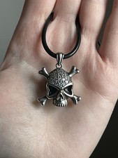 Sterling Silver Pave Skull And