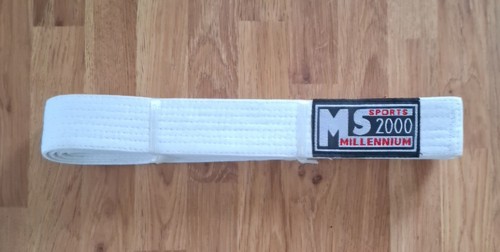 White martial arts belt - belt, size