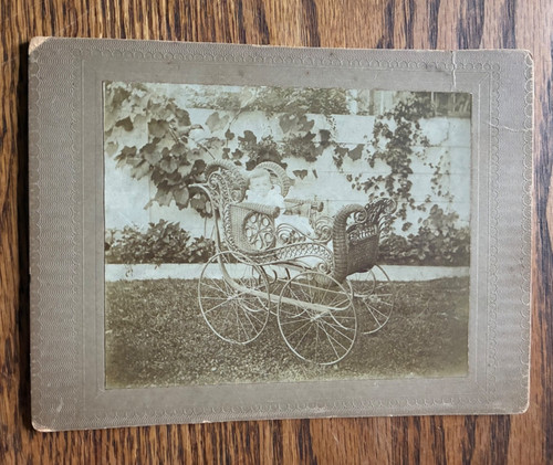 Antique victorian wicker baby - antique,