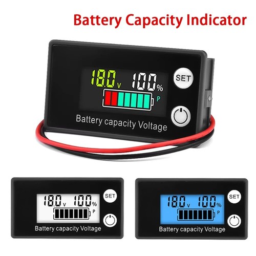 12v battery capacity status - battery,