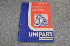 Unipart Catalogue For Hub Bearing Kits. 1990. MMM1602