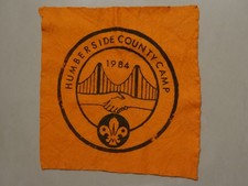 Humberside County Camp 1984 Scout Badge {Large}