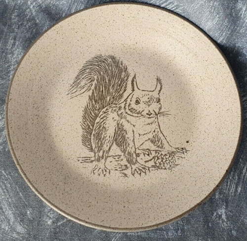 Purbeck pottery squirrel - pottery, —