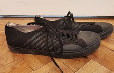 RARE Draven Duane Peters Low Top Punk Rock Shoes - Men's Size UK 13 Black/Black