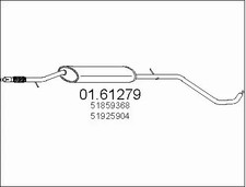 REAR MUFFLER FITS: FITS FOR