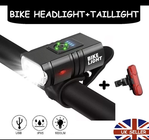 Led mountain bike light usb - led,