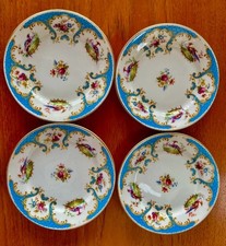 4 Copelands Rutland Bone China Tea Plates English Country Design Edged in Gold