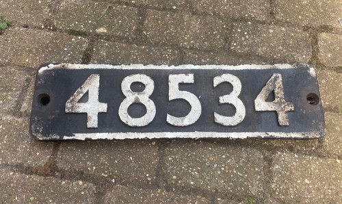 Smoke box number plate - smoke,