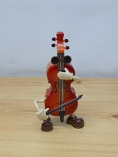 Vintage Sankyo Cello 20cm Plastic Music Box - Plays Fur Elise - Working 