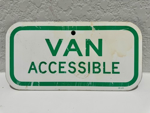 Retired van accessible - retired, metal