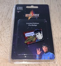 Star Trek Universe Spock Fascinating Limited Edition Pin Badge Fanattik