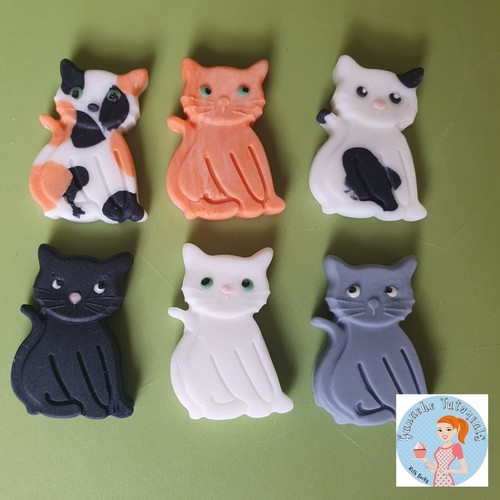 Cat edible cupcake cake - edible,