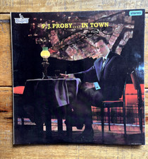 P.J. PROBY - CHART TOPPING SINGER - SIGNED 12" VINYL SLEEVE