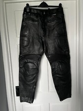 moter bikes leather black trousers