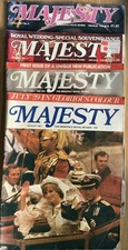 A Collection Of 4 Majesty Magazines.   Royalty.  All In Good Condition.