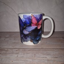 Butterfly Print Ceramic Mug
