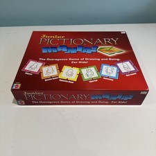 Junior Pictionary Mania -PreLoved Family & Children Drawing Board Game by Mattel