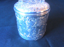 Solid Silver Very Rare Tea Caddy By Storck & Sinsheimer Hanau  Beautiful Design