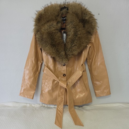 Steve madden tan belted - belted, jacket