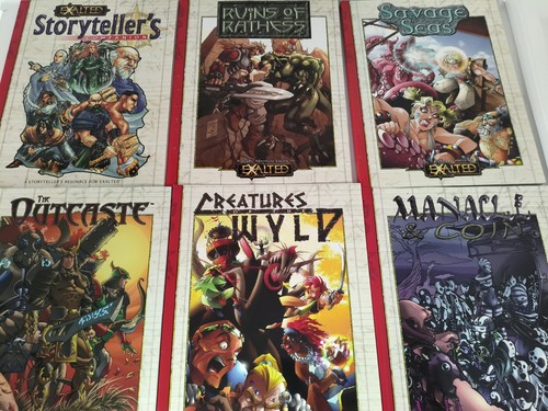 Exalted rpg book collection - exalted,