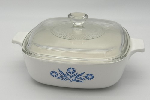 Vintage corning ware - corning, blue