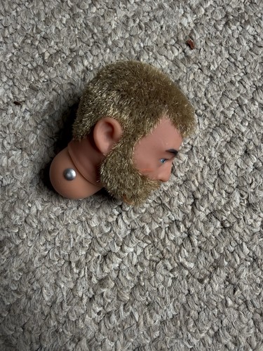 Vintage action man head - man,