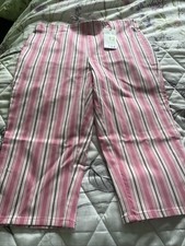 Ladies Candy Striped Crop