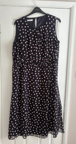 Windsmoor navy white spotted - &,
