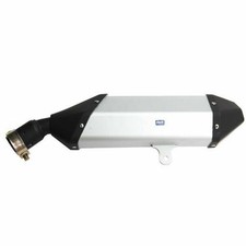 Exhaust muffler end silencer