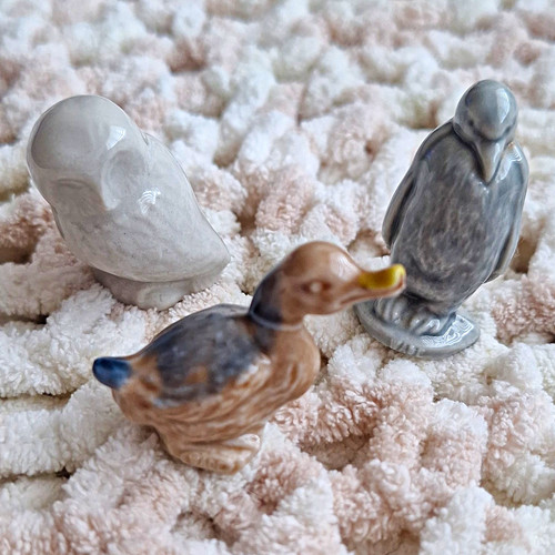 Wade bird duck figurines - &,